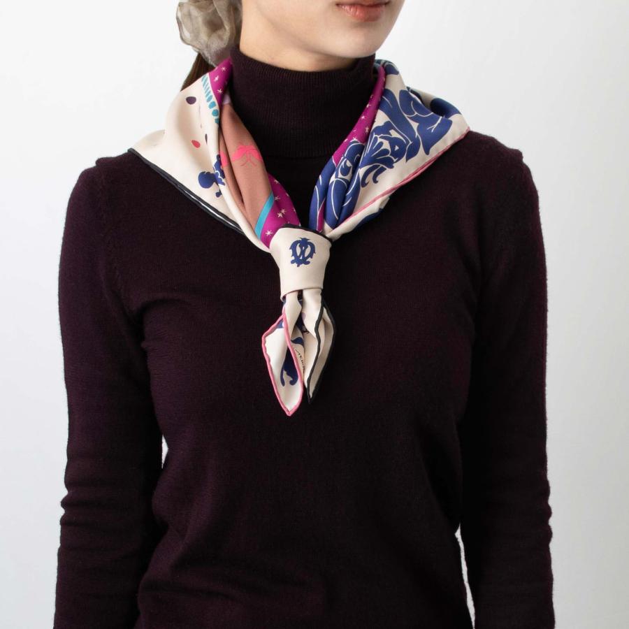 MANTERO（マンテロ） シルクスカーフ A FAIRYTALE 0484F 20051