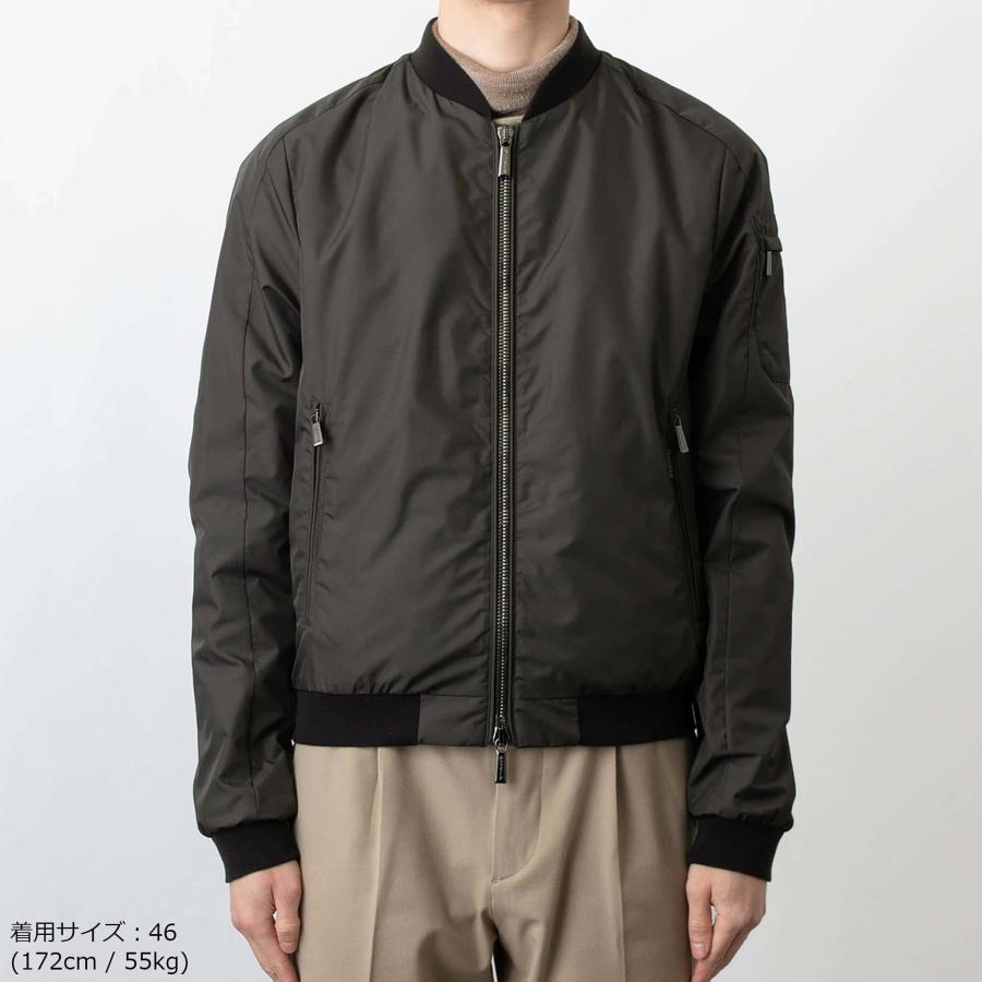 美品　MooRER CORELLI ムーレー　コレッリ　ブラック　46 MOORER（ムーレー） ブルゾン ボンバージャケット ライトシェル MA-1