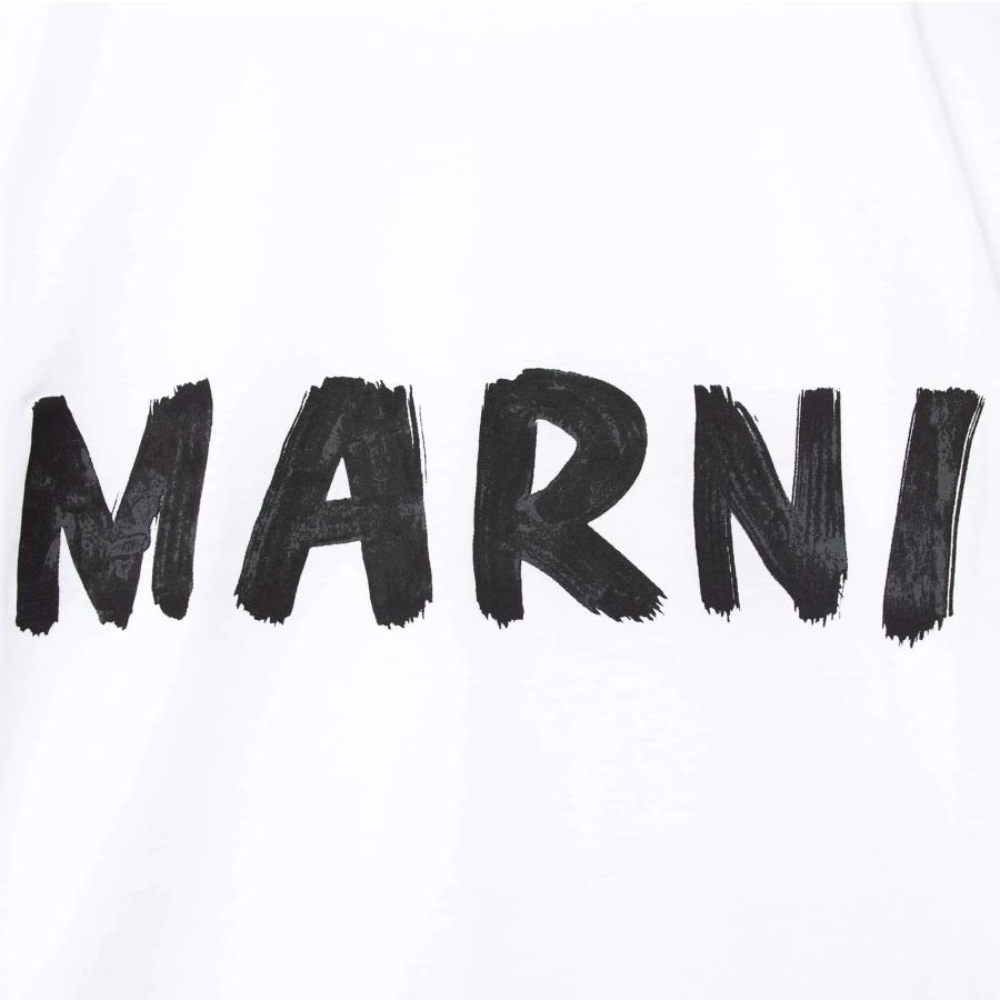 MARNI マルニ 24SS イタリア製 ORGANIC COTTON JERSEY LOGO TEE オーガニックコットン ロゴ刺繍Tシャツ THJE0293S0 UTC017 40 LIGHT BLUE(00B21) 半袖 定価64,900円 トップス【新古品】【中古】【MARNI】 マルニ オーガニックコットン オーバーサイズ Tシャツ 
