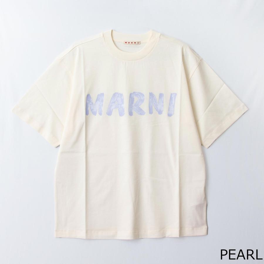 MARNI（マルニ） 半袖Tシャツ LOGO ORGANIC COTTON JERSEY T-SHIRT