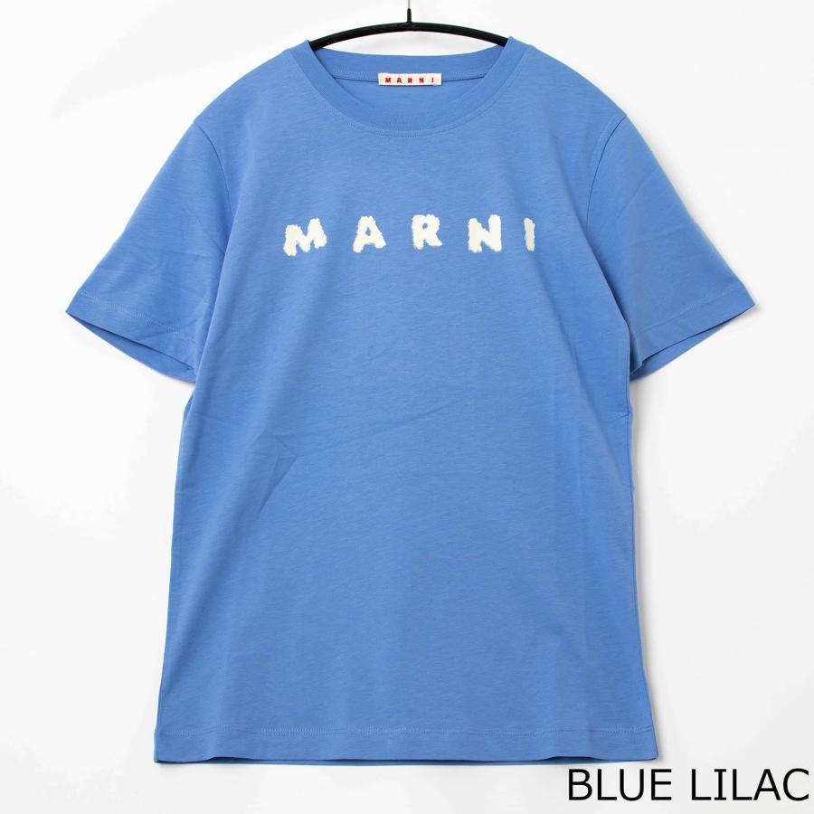 MARNI（マルニ） 半袖Tシャツ T-SHIRT WITH MARNI SCRIBBLED LOGO