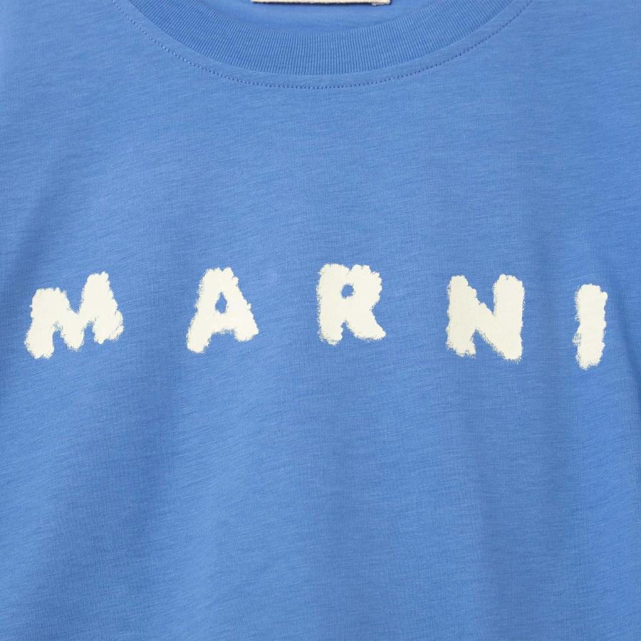 MARNI（マルニ） 半袖Tシャツ T-SHIRT WITH MARNI SCRIBBLED LOGO