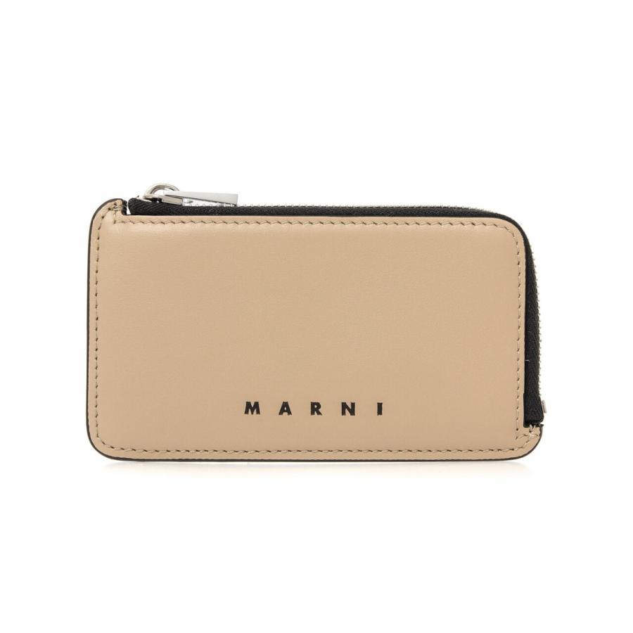 マルニ Marni 財布 メンズ カードケース コインケース セメントベージュ ブラック Coin Card Holder Pfmi0036q0 P3727 Z1q70 Black Cement Mrn Slg0078 Chelseagardensuk 通販 Yahoo ショッピング