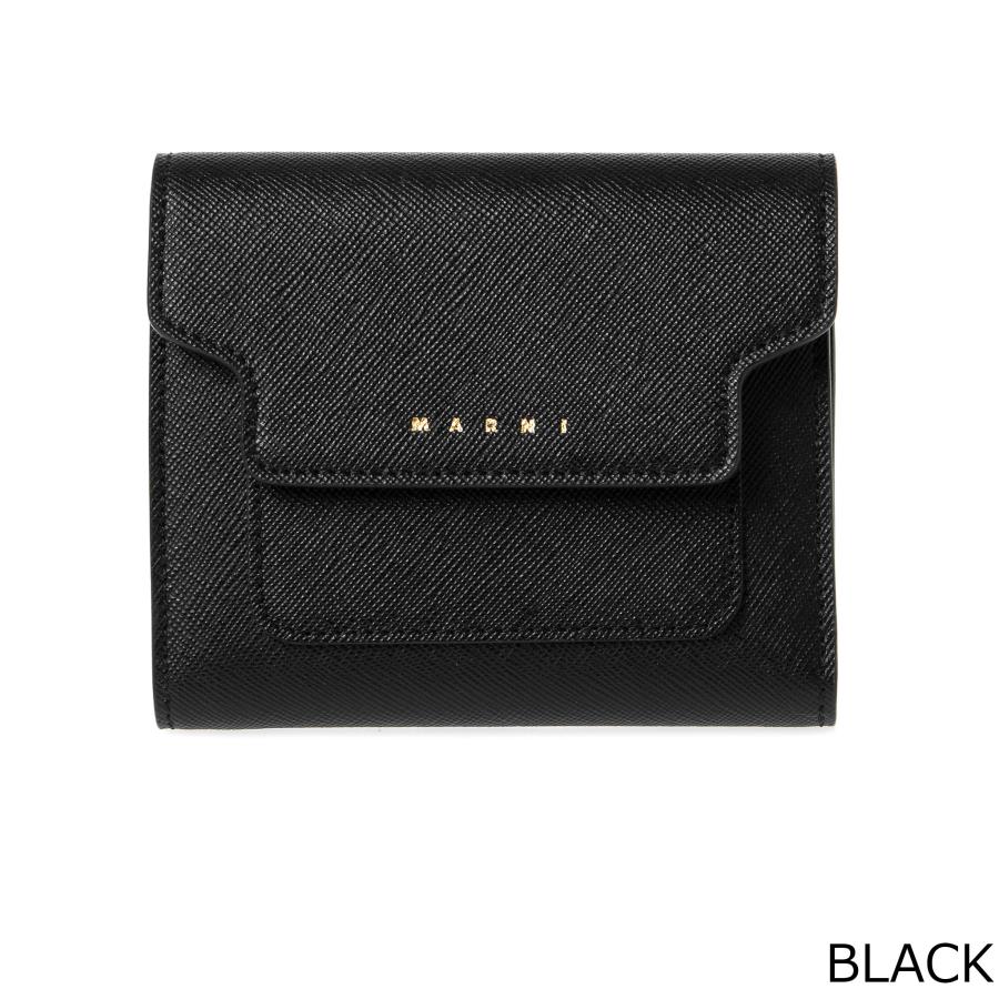 マルニ MARNI 財布 レディース 三つ折り財布 SQUARE WALLET W/FLAP PFMO0052U2 LV520｜chgardens｜04