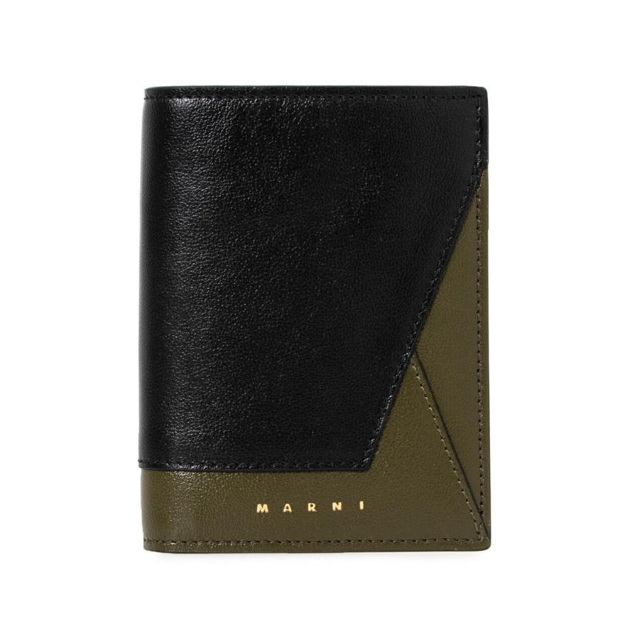 マルニ Marni 財布 レディース 二つ折り財布 二つ折り財布 レディース ブラック モスストーングリーン Bi Fold Pfmo0055u1 Pfmo0055u1 Wallet Coinpurse Chelseagardensuk P2644 Black Mosstone Z530n Mrn Slg0148 人気一番