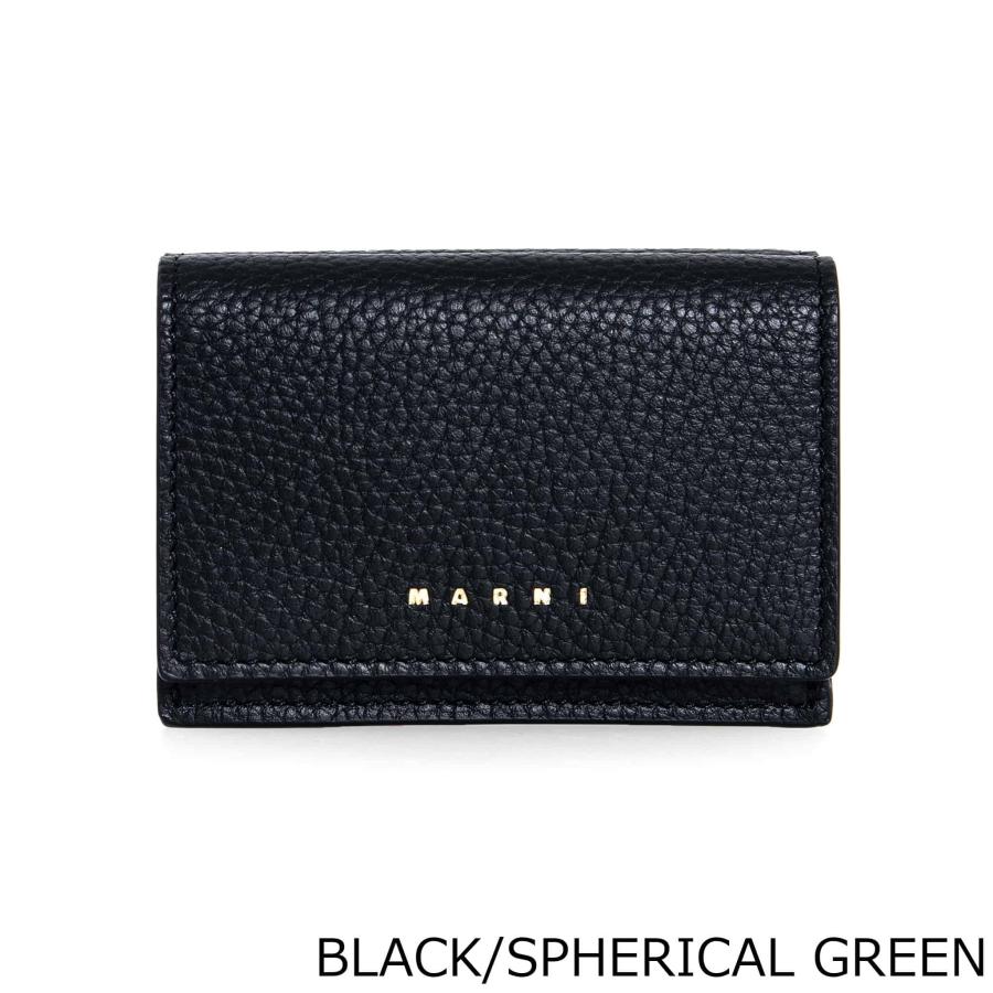 マルニ MARNI 財布 レディース 三つ折り財布 TRI-FOLD WALLET PFMOW02Q04 LV688｜chgardens｜02