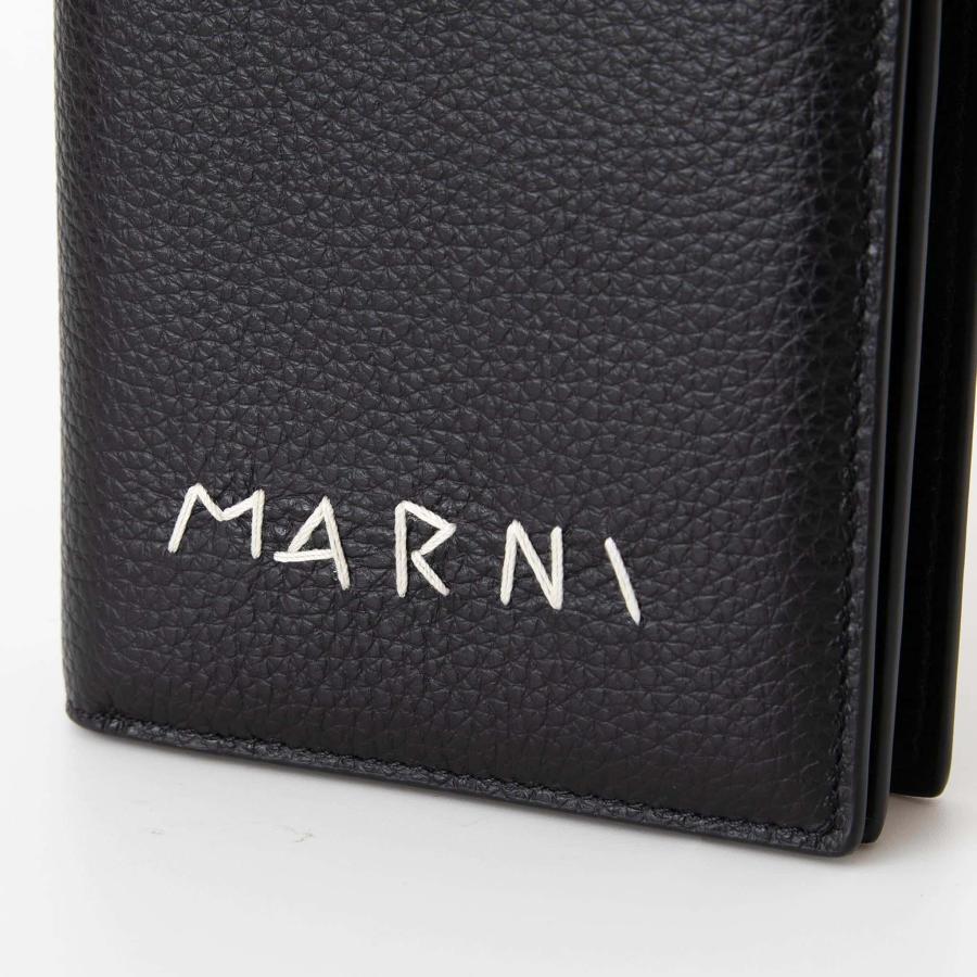 マルニ 二つ折り財布 財布 メンズ レディース バイカラー