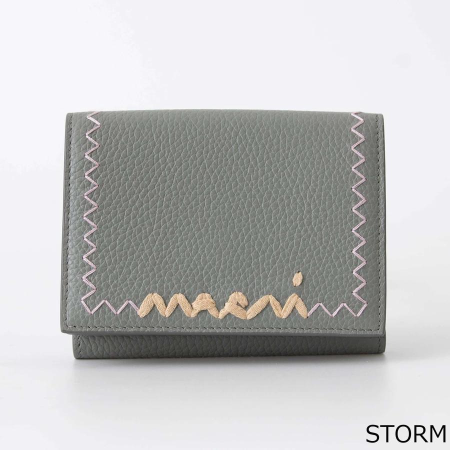 MARNI マルニ 財布 三つ折り財布 SYMBOL LOGO TRIFOLD WALLET MARNI マルニ 財布 三つ折り財布 SYMBOL LOGO TRIFOLD WALLET