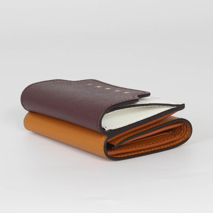 マルニ MARNI 財布 三つ折り財布 TRIFOLD BIG LOGO レディース PFMO0125U1 LV520の画像