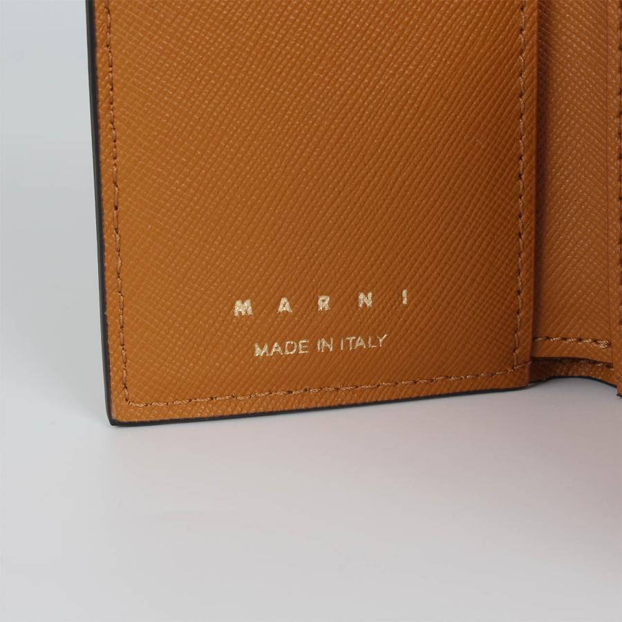 マルニ MARNI 財布 三つ折り財布 TRIFOLD BIG LOGO レディース PFMO0125U1 LV520の画像