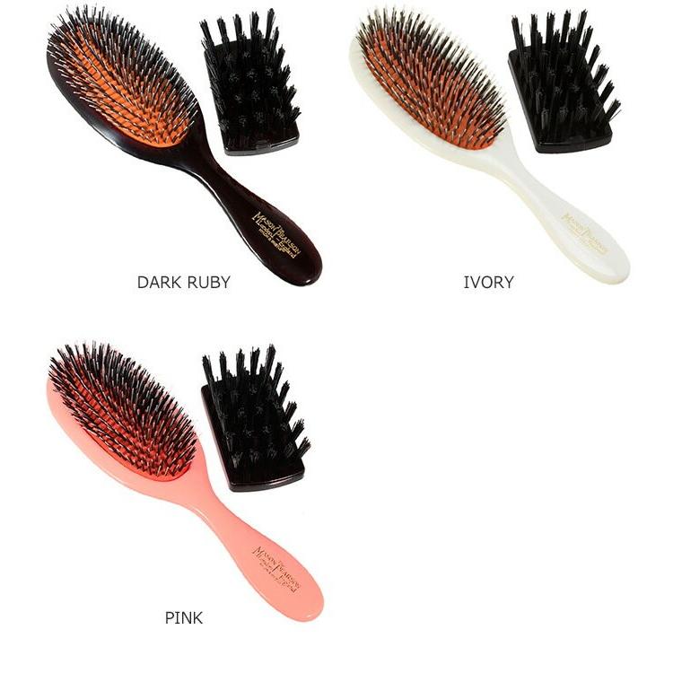 メイソンピアソン MASON PEARSON ヘア ブラシ ハンディブリッスル HANDY BRISTLE ＆ NYLON BN3 ヘアブラシ (クリーニングブラシ付) 全3色｜chgardens｜08