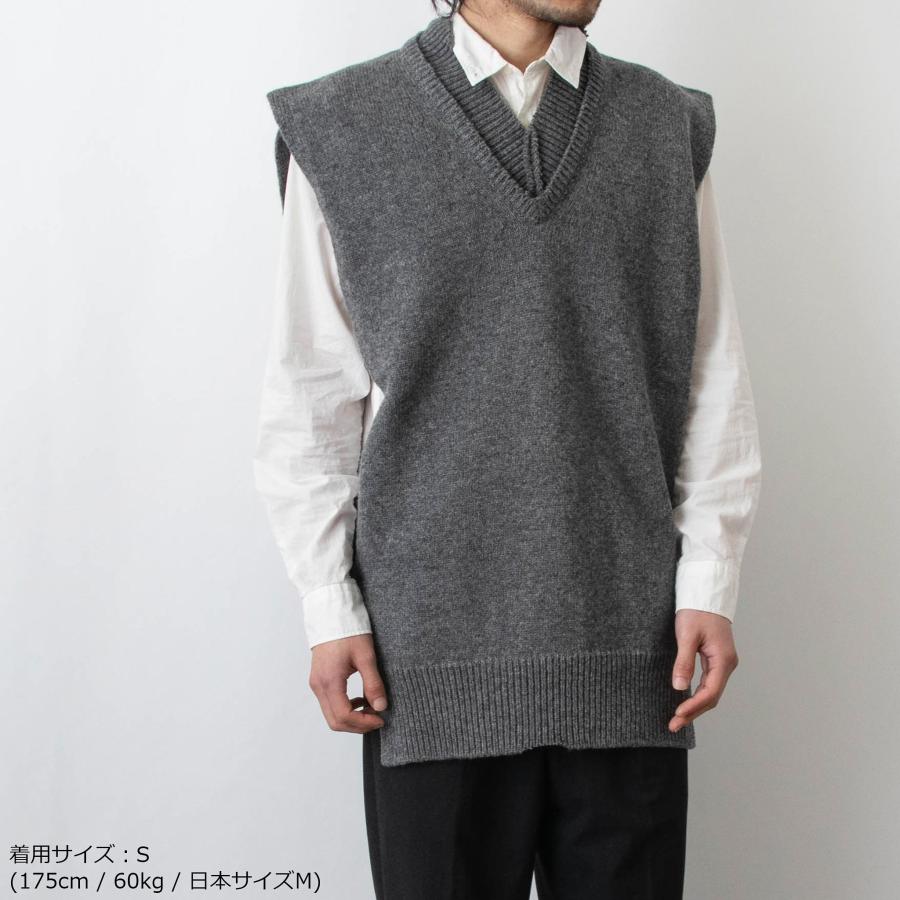 メゾンマルジェラ MAISON MARGIELA メンズ ベスト LAYERED KNIT VEST 