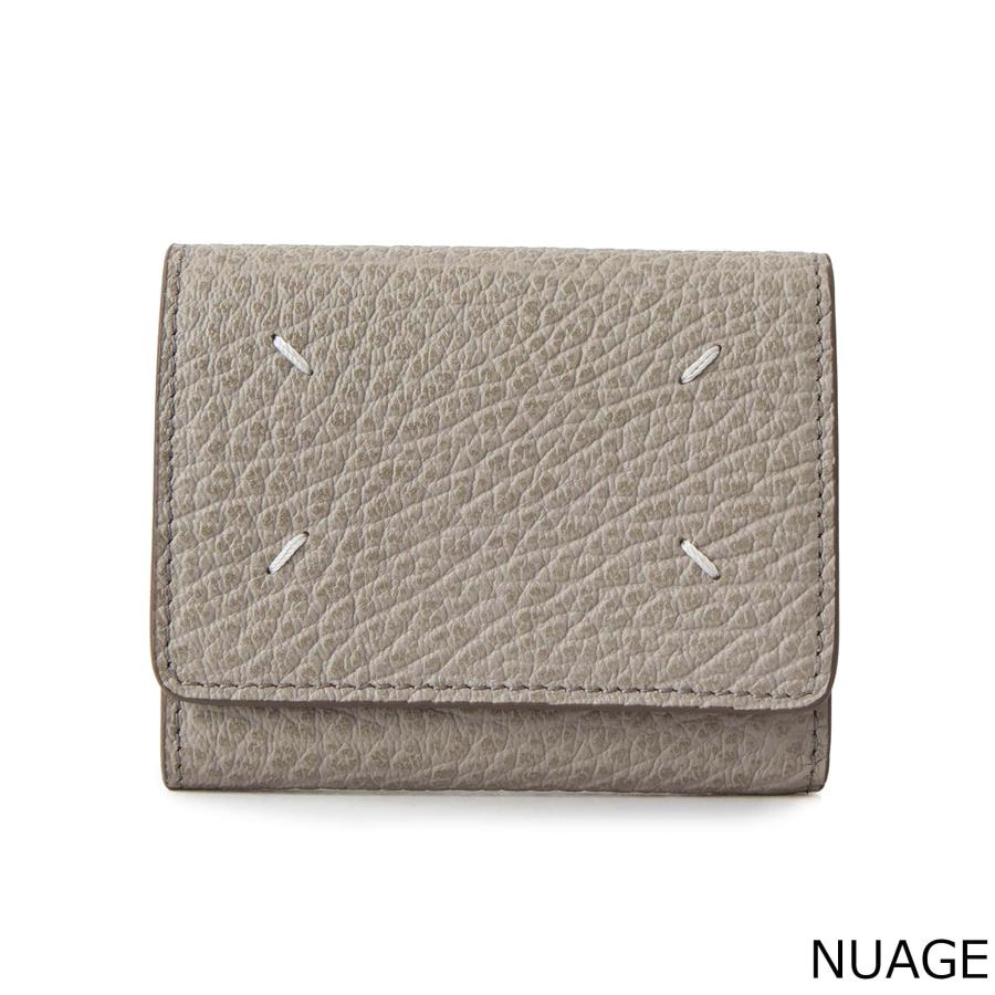 本日限定値下【メゾンマルジェラ】 三つ折り財布 エメラルドグリーン brandvalue-store_r9925g