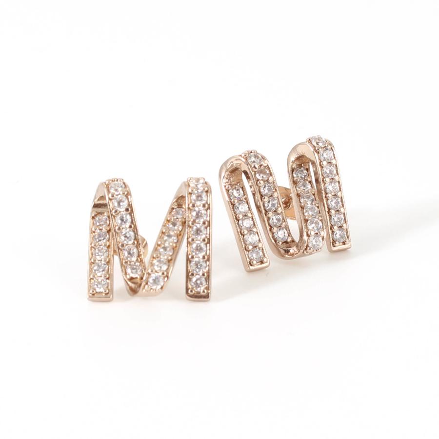 MaxMara M字ピアス Max Mara（マックスマーラ） ピアス ACCESSORI MGROSGRAINEAR Mグロ