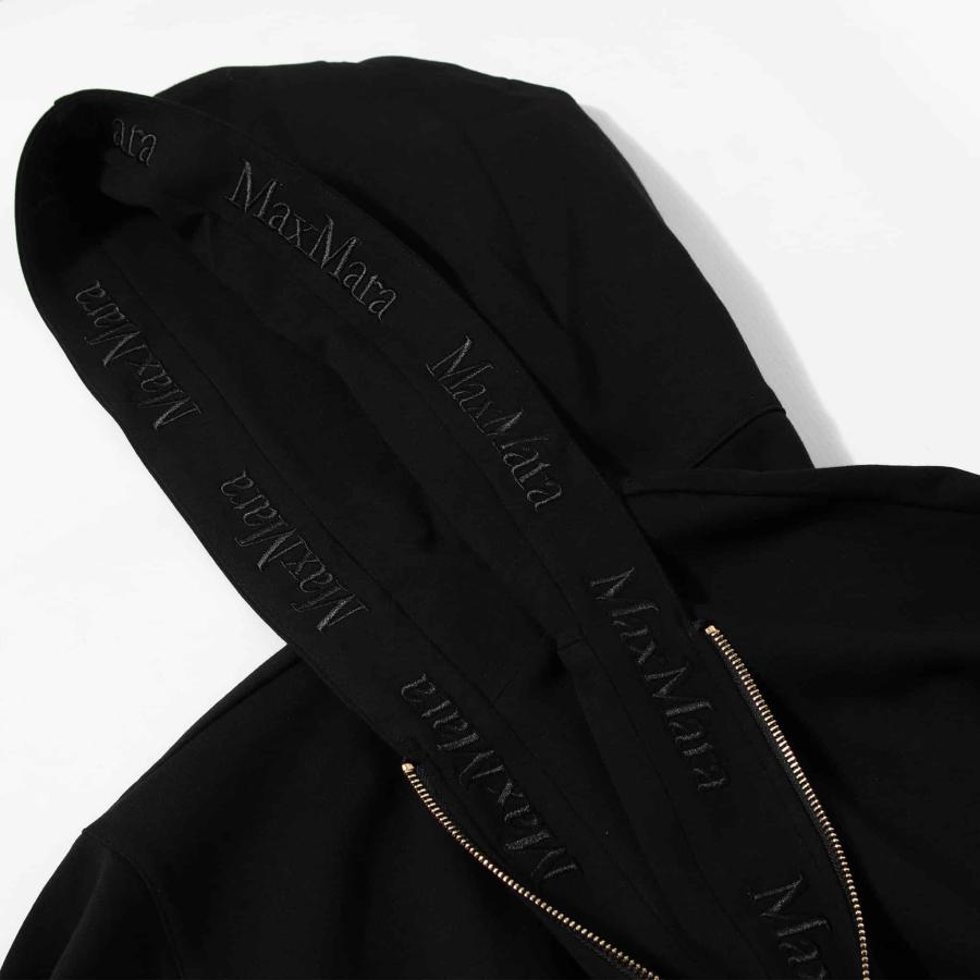 Max Mara マックスマーラ S MAX MARA パーカー ブラック DOPPIA Max Mara マックスマーラ S MAX MARA パーカー ブラック DOPPIA