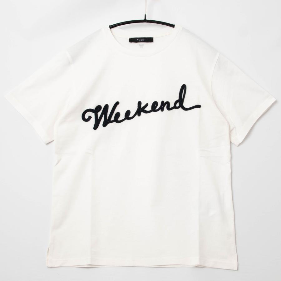 Weekend Max Mara - 【美品】weekend maxmara マックスマーラ　Tシャツ　ロゴTシャツ MAXMARA WEEKEND LINE MAX MARA ウィークエンド マックスマーラ