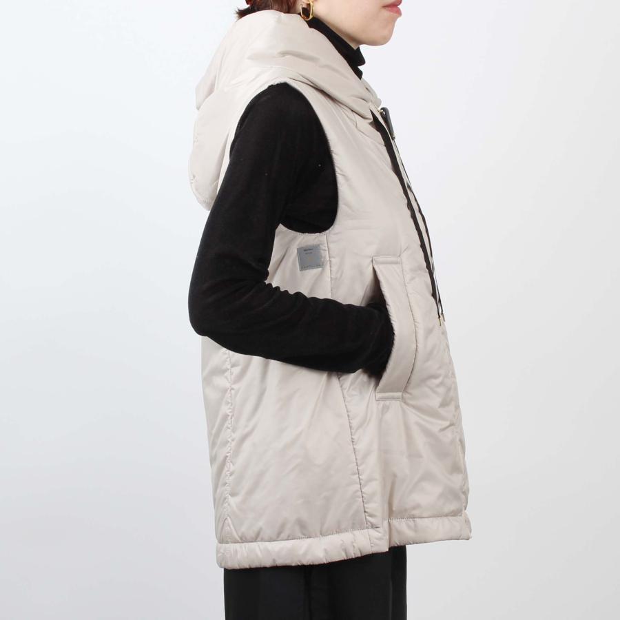 新品 Max Mara THE CUBE 撥水 ジレ ベスト 白 M 2025 Max Mara（マックスマーラ） ザ・キューブ MAX MARA THE CUBE ベスト