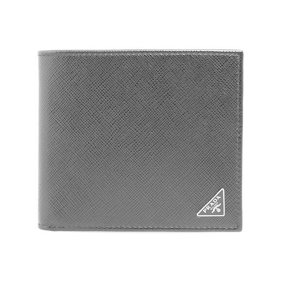 プラダ Prada 財布 メンズ 二つ折り財布 小銭入れ付き ブラック Wallet Billfold 2mo738 Qhh F0002 Nero Prd Slg0363 Chelseagardensuk 通販 Yahoo ショッピング