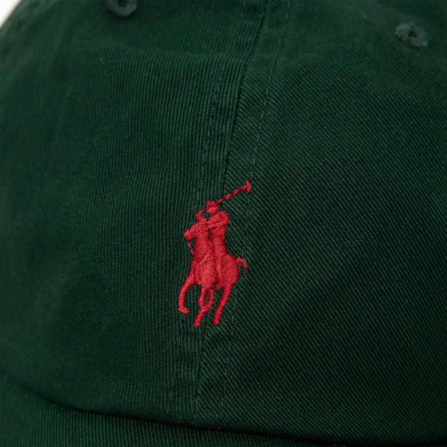 【タグ付新品】ポロ ラルフ ローレン　キャップ　帽子　グリーン　レッドポニー POLO RALPH LAUREN（ポロ・ラルフローレン） キャップ 帽子 COTTON