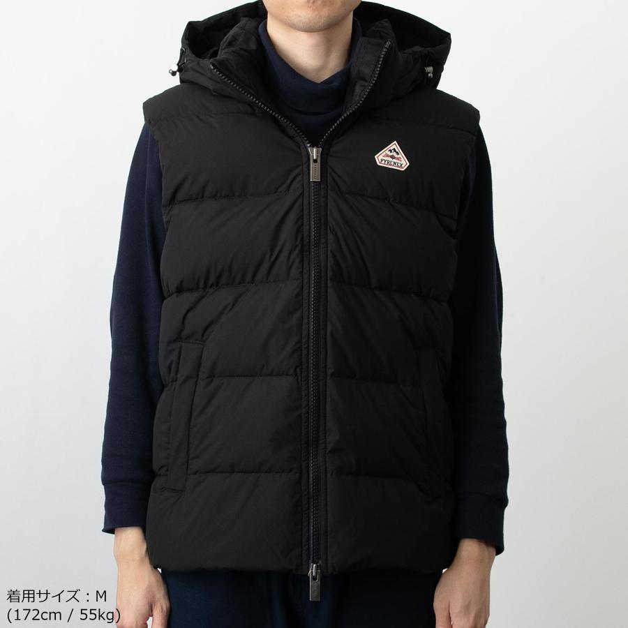 1月13日まで価格 ピレネックスPYRENEX ダウン ランスベスト ブラックL PYRENEX ダウンベスト HMS017[品番：TRDW0009009]｜U-STREAM