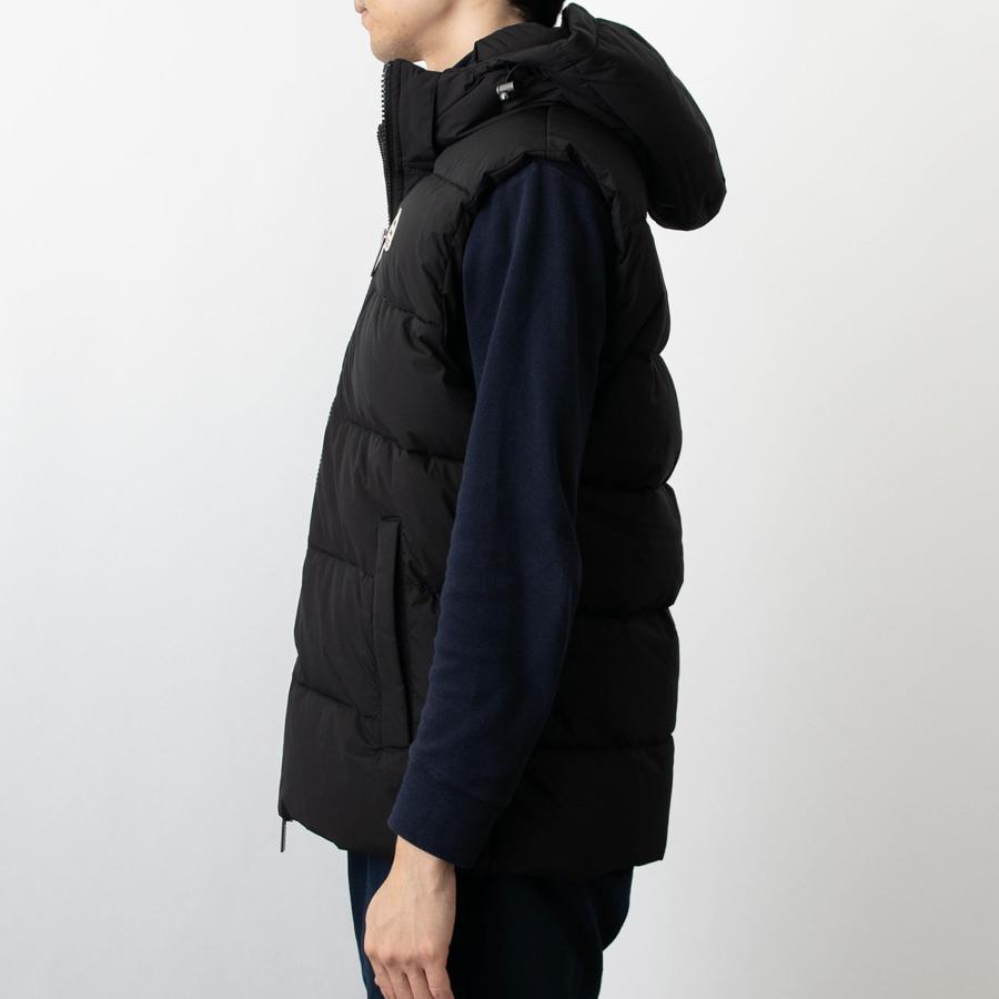 PYRENEX ブラック ダウンベスト XXS 34 Pyrenex（ピレネックス） ダウンベスト ベスト 「PYRENEX