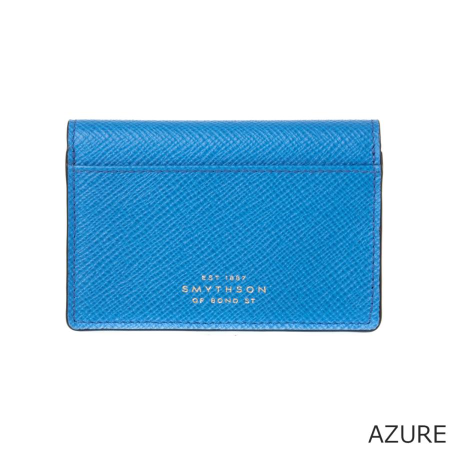 SMYTHSON Panama 二つ折りカードケース 名刺入れ ネイビーレザー 楽天市場】【ポイント5倍】スマイソン SMYTHSON 名刺入れ