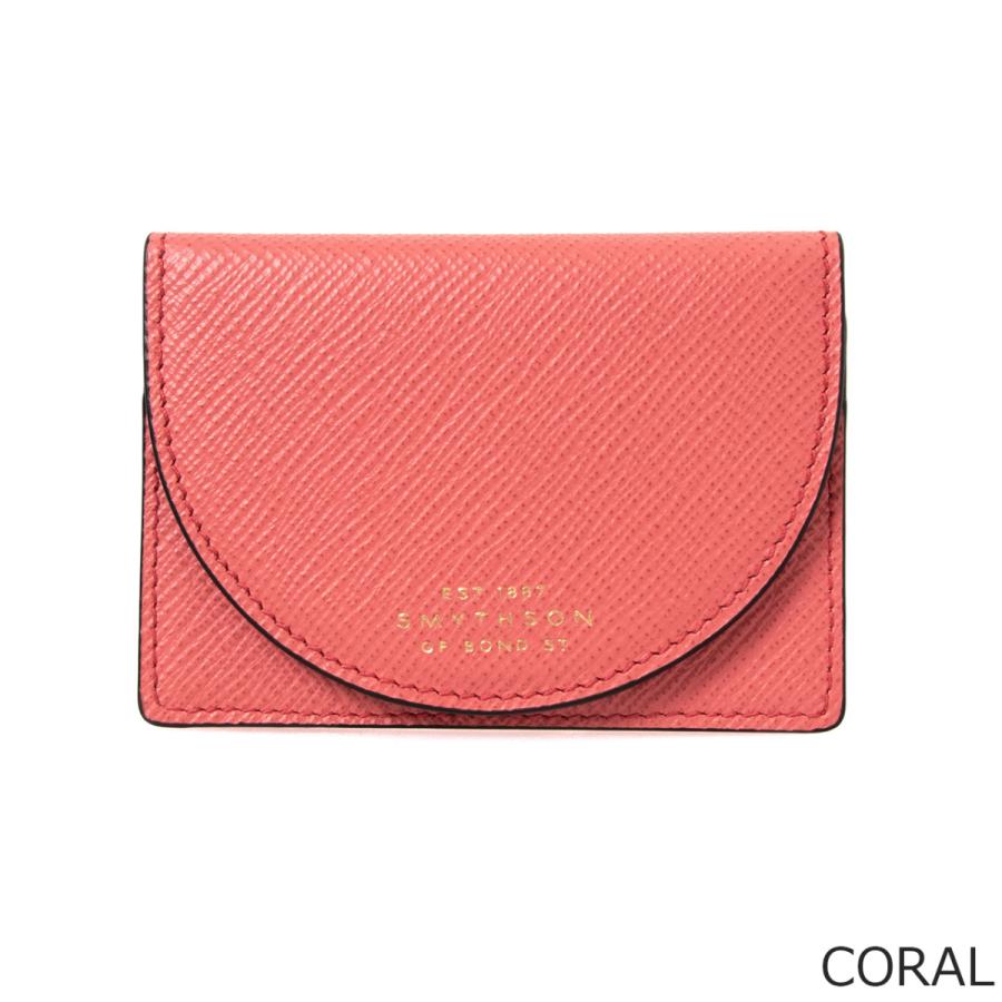 新品】SMYTHSON パナマ カードケース ピンク 名刺入れ