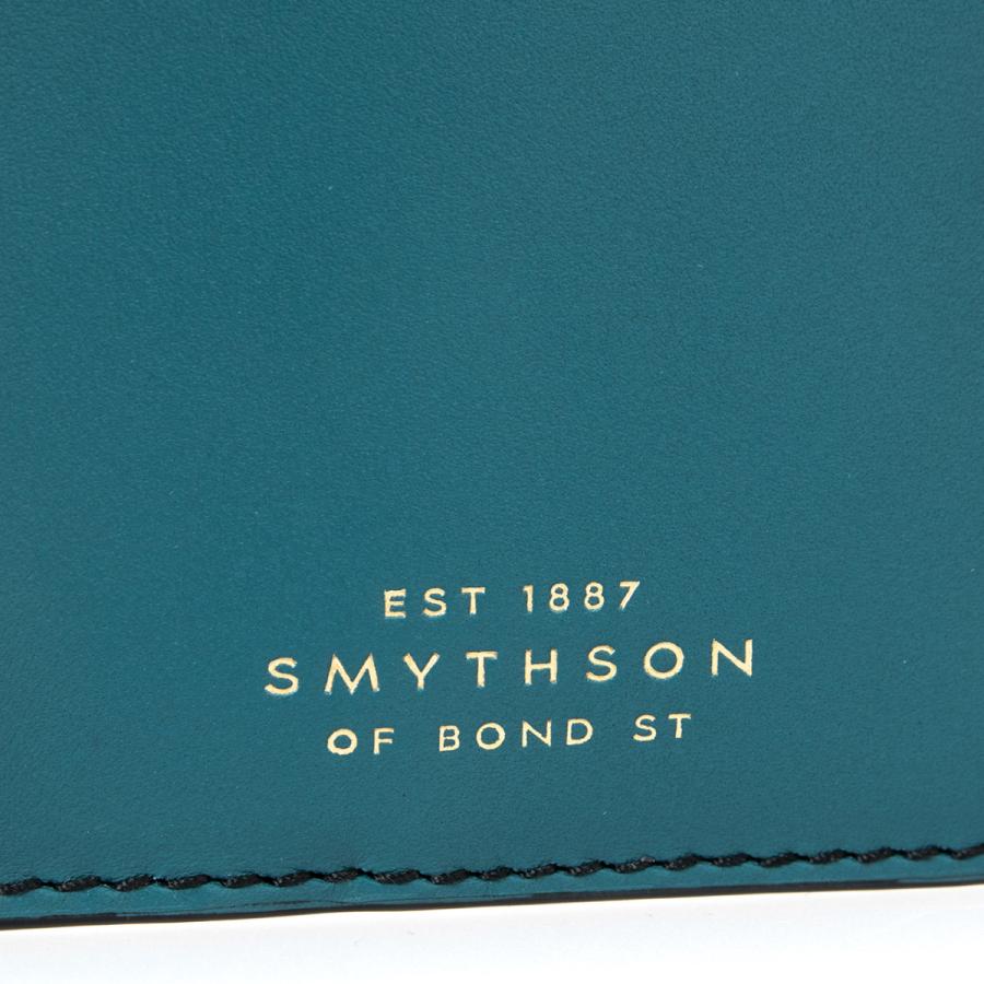 スマイソン　Smythson トリンケットケース　シーグリーン　円形　廃盤色 スマイソン Smythson トリンケットケース シーグリーン 円形