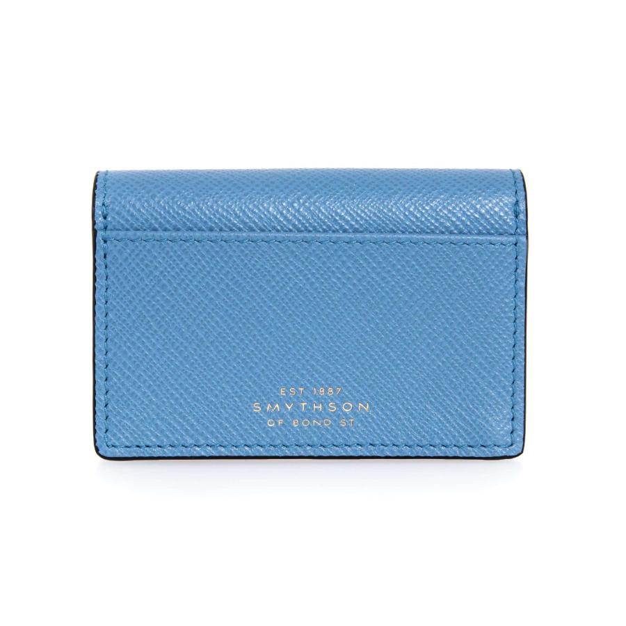 SMYTHSON スマイソン　ライトブルー 名刺入れ新品未使用♪ Smythson（スマイソン） 名刺入れ（カードケース） PANAMA FOLDED CARD