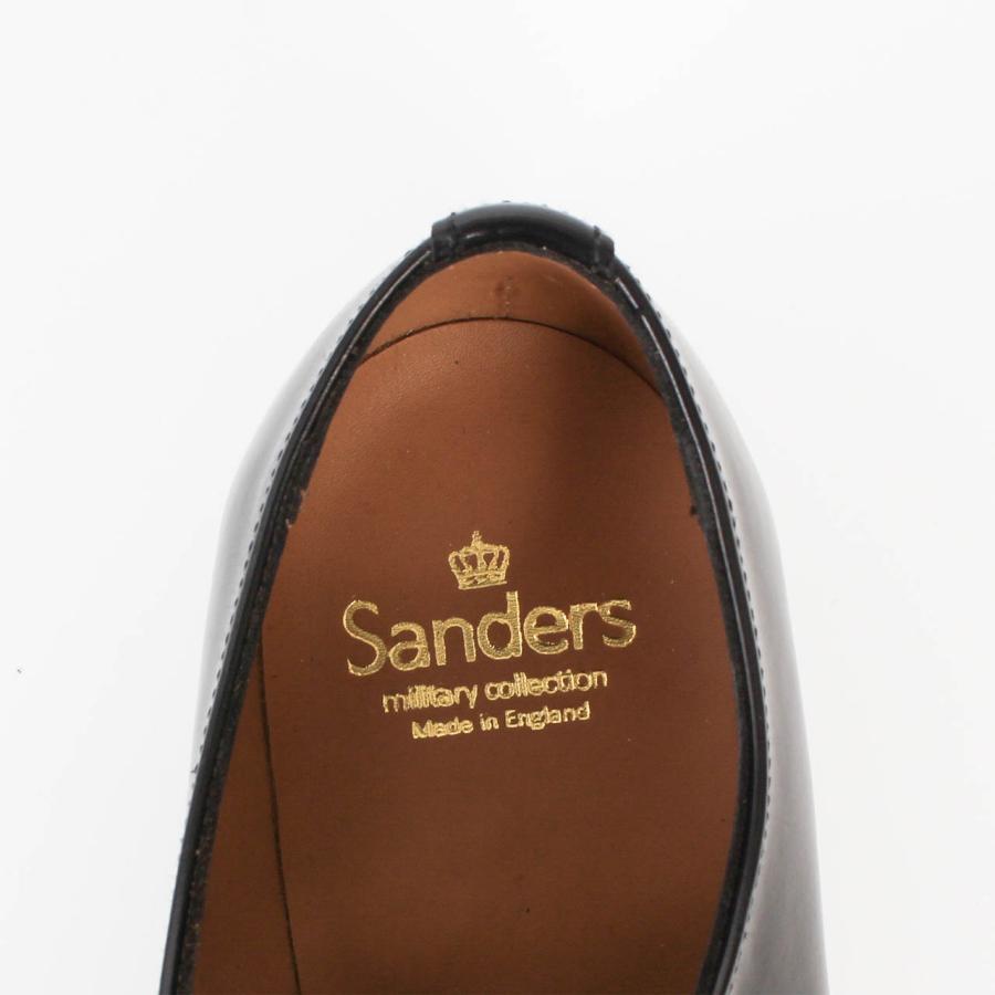 サンダース SANDERS レザーシューズ MILITARY OFFICER SHOE ミリタリー オフィサーシューズ メンズ 2246B PICUSA SINGLE DAINITEの画像