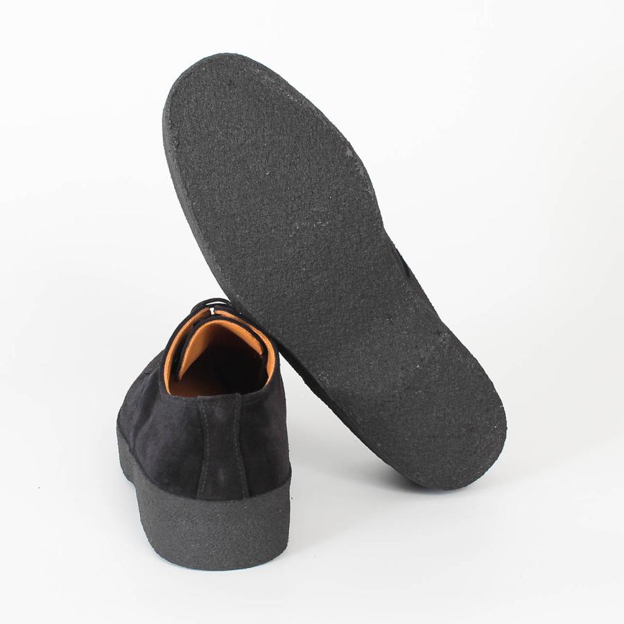 サンダース SANDERS レザーシューズ SANDERS BRIT SHOE  サンダース ブリットシューズ メンズ 9913BS SUEDE CREPE SOLE/ FLAT FOXINGの画像