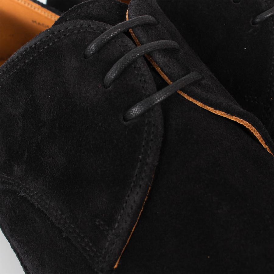 サンダース SANDERS レザーシューズ SANDERS BRIT SHOE  サンダース ブリットシューズ メンズ 9913BS SUEDE CREPE SOLE/ FLAT FOXINGの画像