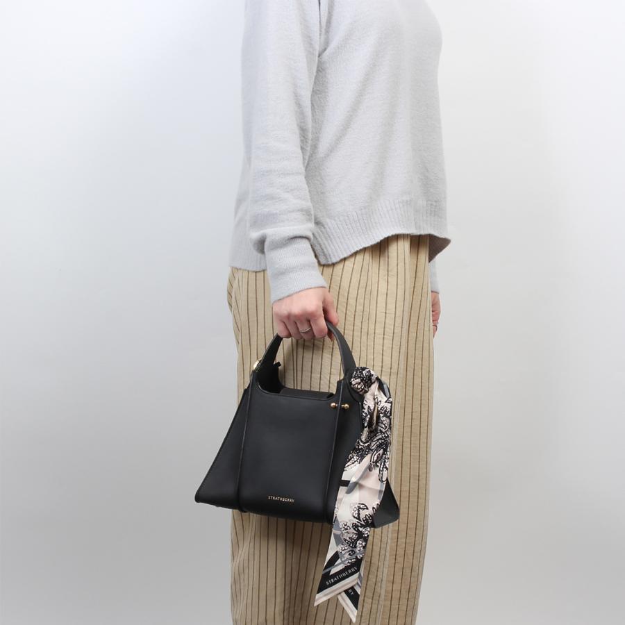 ストラスベリー STRATHBERRY バッグ 2WAYハンド/ショルダーバッグ ARKSHELL TOP HANDLE レディース LEATHERの画像