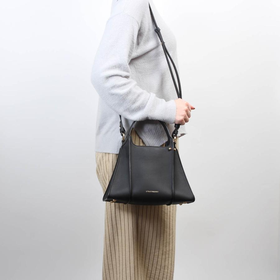 ストラスベリー STRATHBERRY バッグ 2WAYハンド/ショルダーバッグ ARKSHELL TOP HANDLE レディース LEATHERの画像