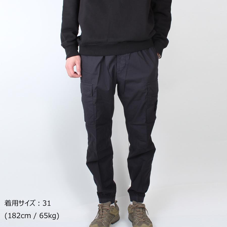 ストーンアイランド STONE ISLAND パンツ REGULAR TAPERED FIT CARGO TROUSERS WITH ELASTICATED WAISTBAND メンズ L1S153100031 S0003の画像