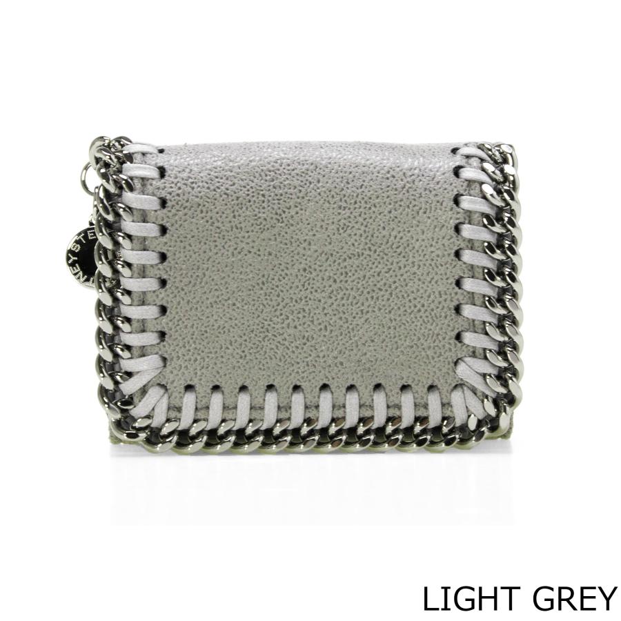 人気 美品 ステラマッカートニー ニつ折り財布 ファベラ チェーン シルバー金具 Stella McCartney STELLA McCARTNEY ステラマッカートニー