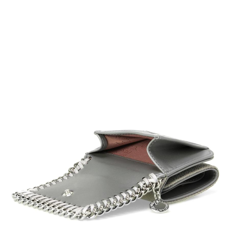 【超美品】ステラマッカートニー 3つ折り財布 ファラベラ シルバー金具 ブラック Stella McCartney STELLA McCARTNEY ステラマッカートニー 三