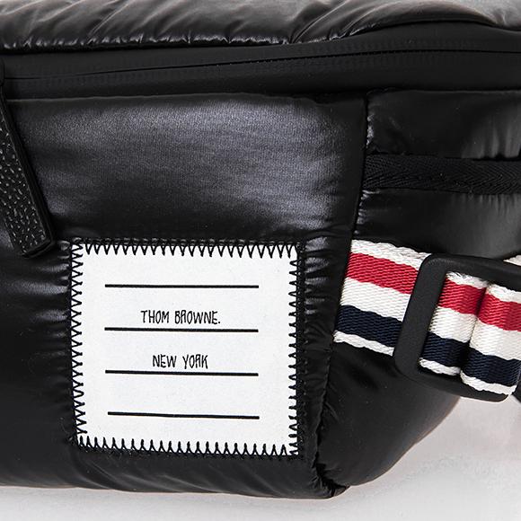 トムブラウン THOM BROWNE バッグ メンズ ボディバッグ ブラック 
