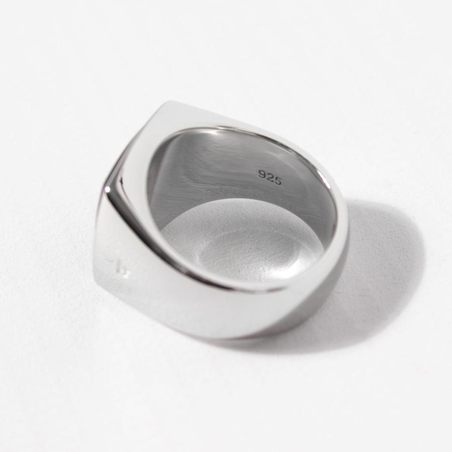 TOM WOOD（トムウッド） リング 指輪 CUSHION BLACK ONYX クッション