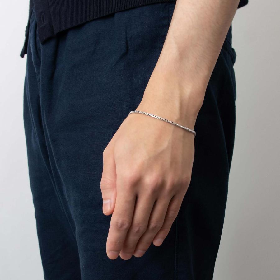 TOMWOOD スクエアブレスレット TOMWOOD - スクエア チェーン ブレスレット / SQUARE BRACELET