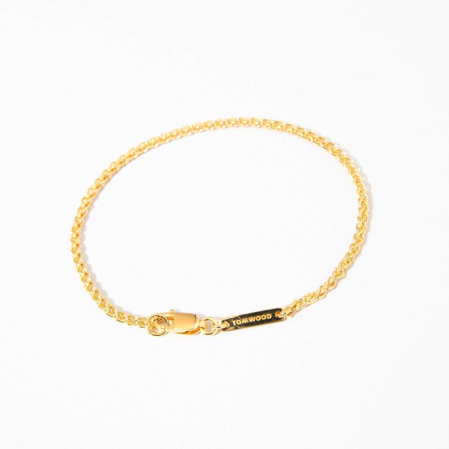 TOM WOOD トムウッド ブレスレット ゴールド Curb Bracelet M Gold - Tom Wood Project Official Online Store