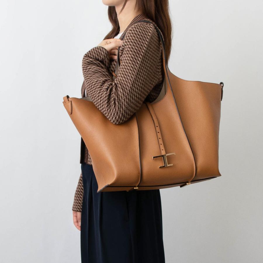 トッズ TOD'S バッグ レディース ハンドバッグ T TIMELESS SHOPPING BAG MEDIUM タイムレス XBWTSBA0300 Q8E｜chgardens｜02