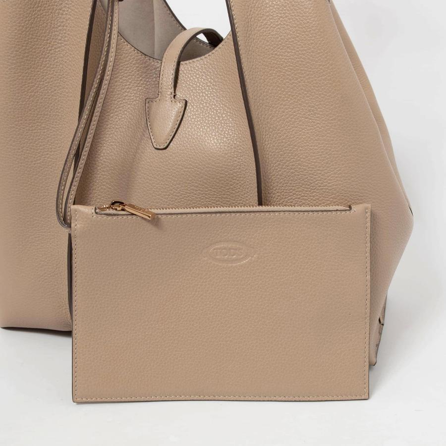 秋セール 美品 Tod’s トッズ　バッグ　レディース TOD'S トッズ バッグ ハンドバッグ T TIMELESS SHOPPING BAG
