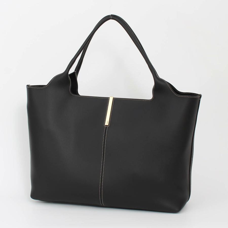 最終価格TOD'S トッズ ナイロン レザー トートバッグ ブラック TOD'S（トッズ） バッグ トートバッグ EBR TOTE SHOPPING BAG MEDIUM