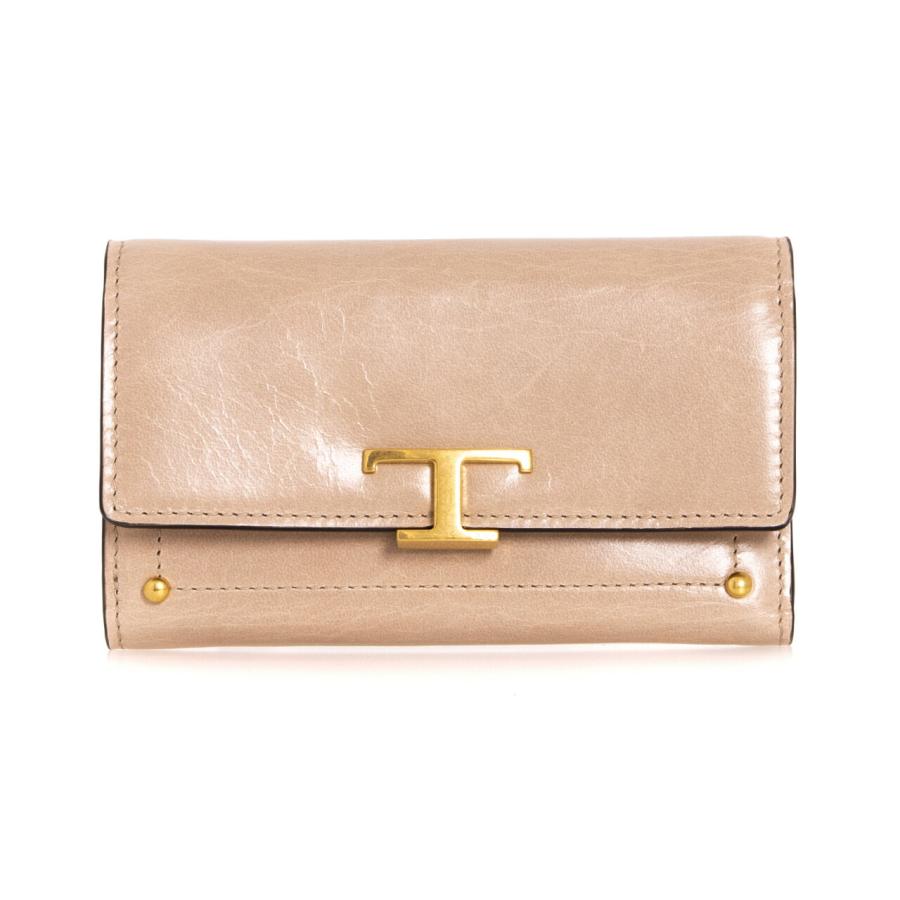 トッズ TOD'S 財布 レディース 三つ折り財布 ベージュ TIMELESS タイムレス MEDIUM LEATHER WALLET  XAWTSAB3302 99D C219 BEIGE :tod-slg0051:ChelseagardensUK - 通販 - Yahoo!ショッピング