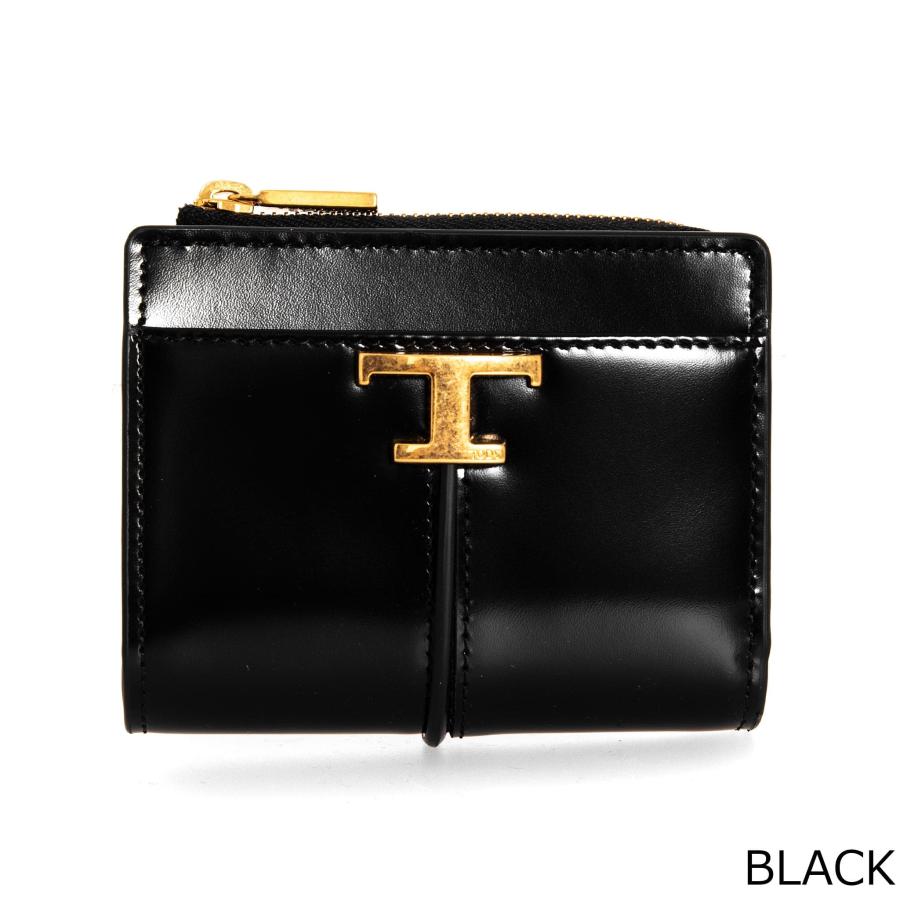 トッズ TOD'S 財布 レディース 二つ折り財布 T TIMELESS ZIP WALLET T タイムレス XAWTSKB8100 KET｜chgardens｜02