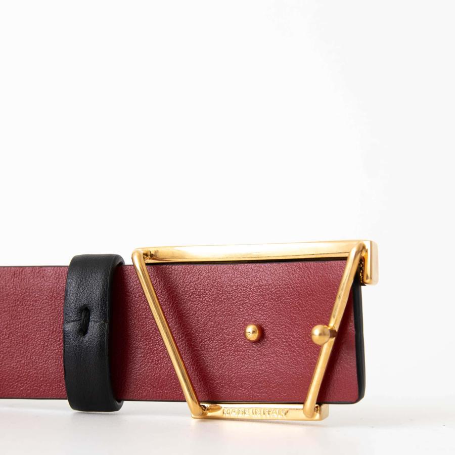 極美品　TOD‘S トッズ　ベルト　シボ革　レザー　リバーシブル　ブラック　黒 男性 マルチカラー T タイムレス レザー リバーシブル ベルト