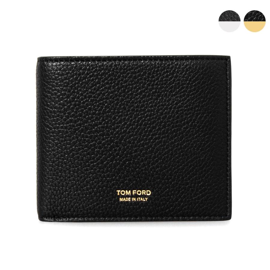 トムフォード TOM FORD 財布 メンズ 二つ折り財布（小銭入れ付き） T LINE CLASSIC BIFOLD COIN WALLET  YT278 / Y0278 LCL158G / LCL158S : tom-slg0037 : ChelseagardensUK - 通販 -