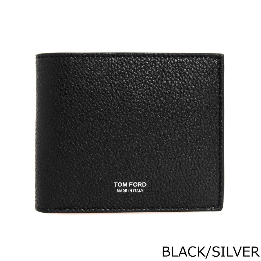 トムフォード TOM FORD 財布 二つ折り財布 ブラック 黒 TOM FORD（トムフォード） 財布 二つ折り財布（小銭入れ付き） T LINE