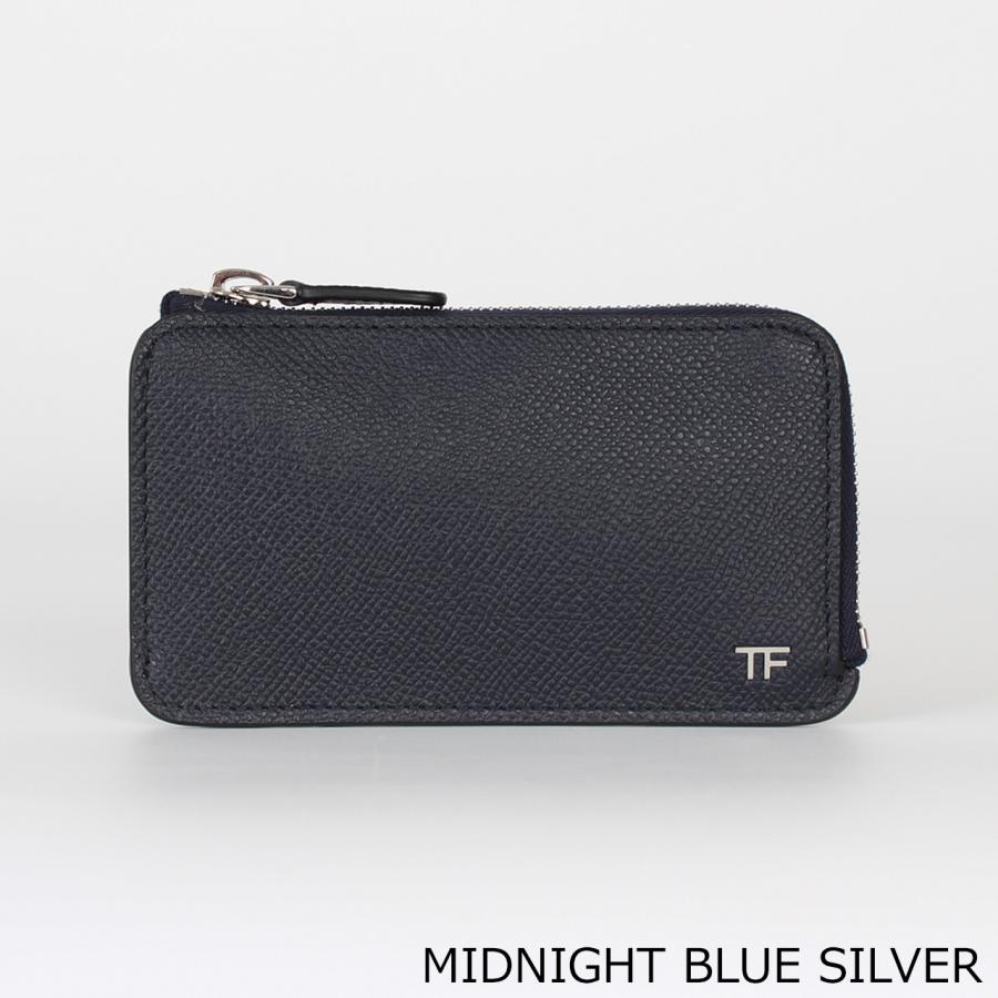 トムフォード TOM FORD 財布 カードケース/コインケース（フラグメントケース） SMALL GRAIN CALF T LINE MEDIUM ZIP WALLET メンズ YM238 LCL081Sの画像